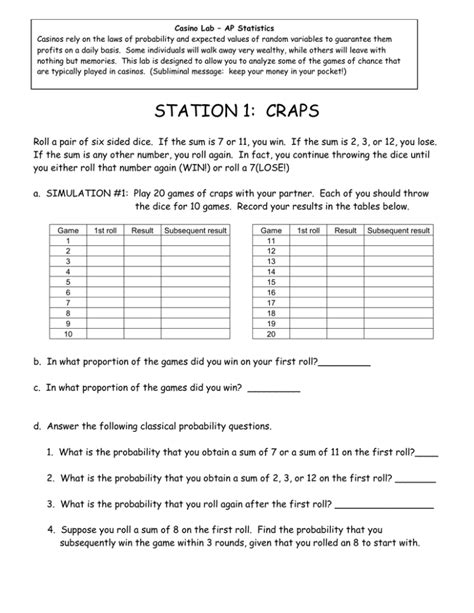 casino math assessment test|COPIAN .